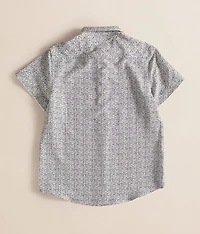 Boys - Herringbone Stretch Shirt