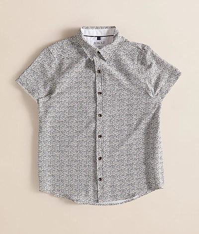 Boys - Herringbone Stretch Shirt