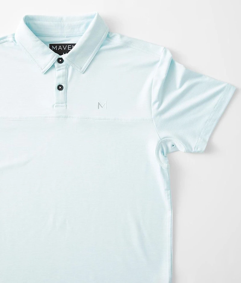 Boys - Striped Performance Polo