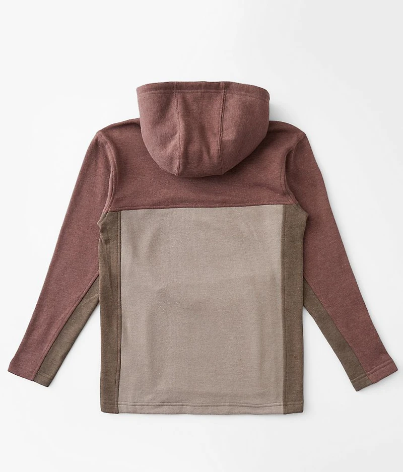 Boys - Color Block Hooded Sweatshirt