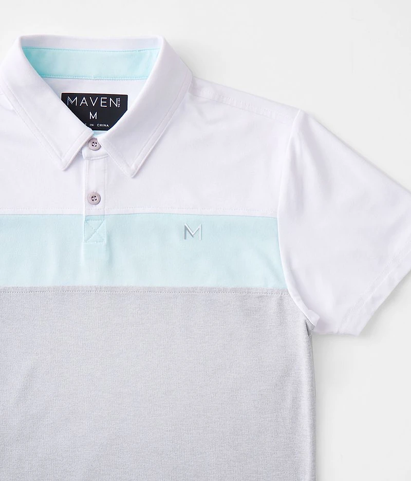 Boys - Striped Performance Polo