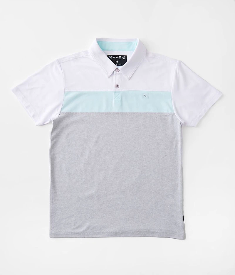 Boys - Striped Performance Polo