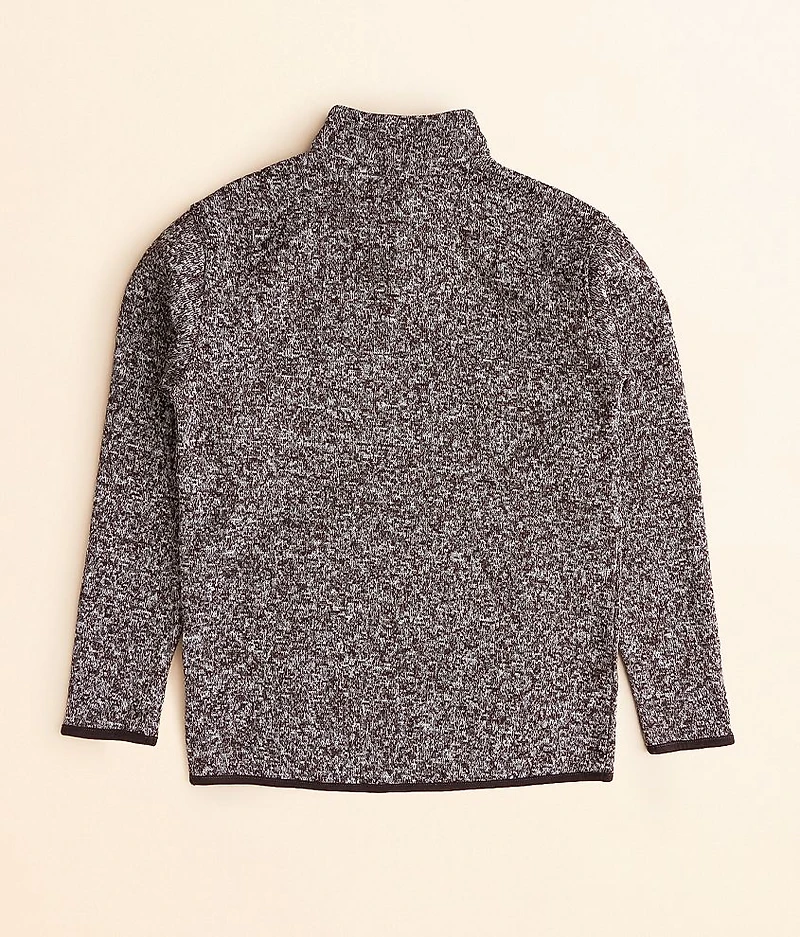 Boys - Marled Quarter Zip Sweater