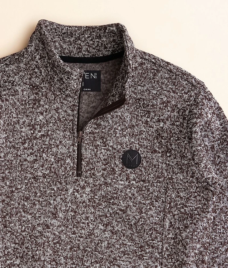 Boys - Marled Quarter Zip Sweater