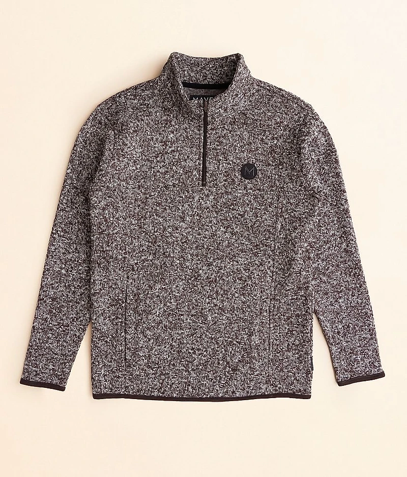 Boys - Marled Quarter Zip Sweater