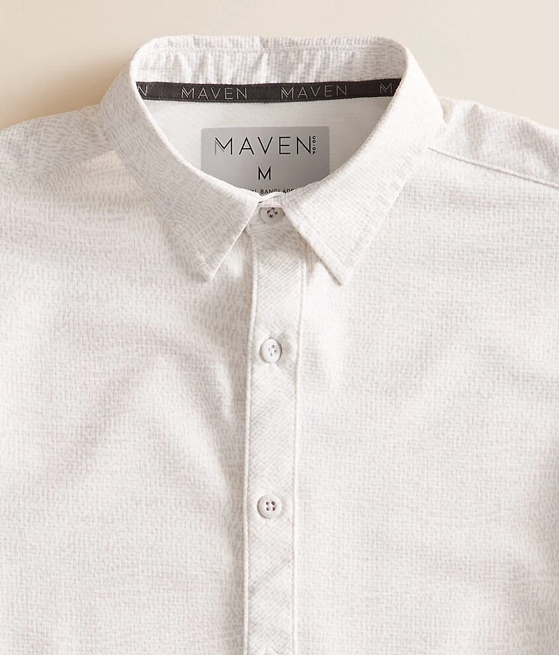 Boys - Textured Performance Stretch Shirt