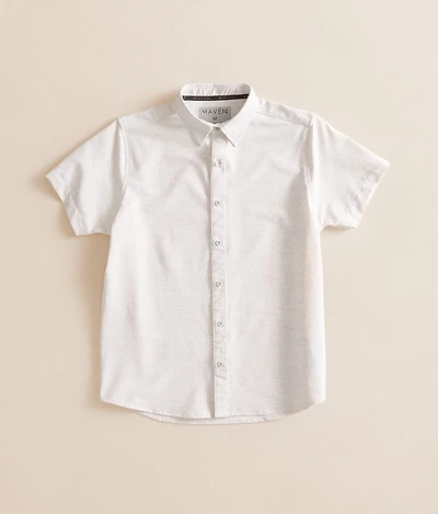 Boys - Textured Performance Stretch Shirt