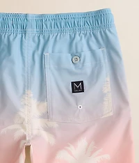 Boys - Tidal Palm Tree Stretch Swim Trunks
