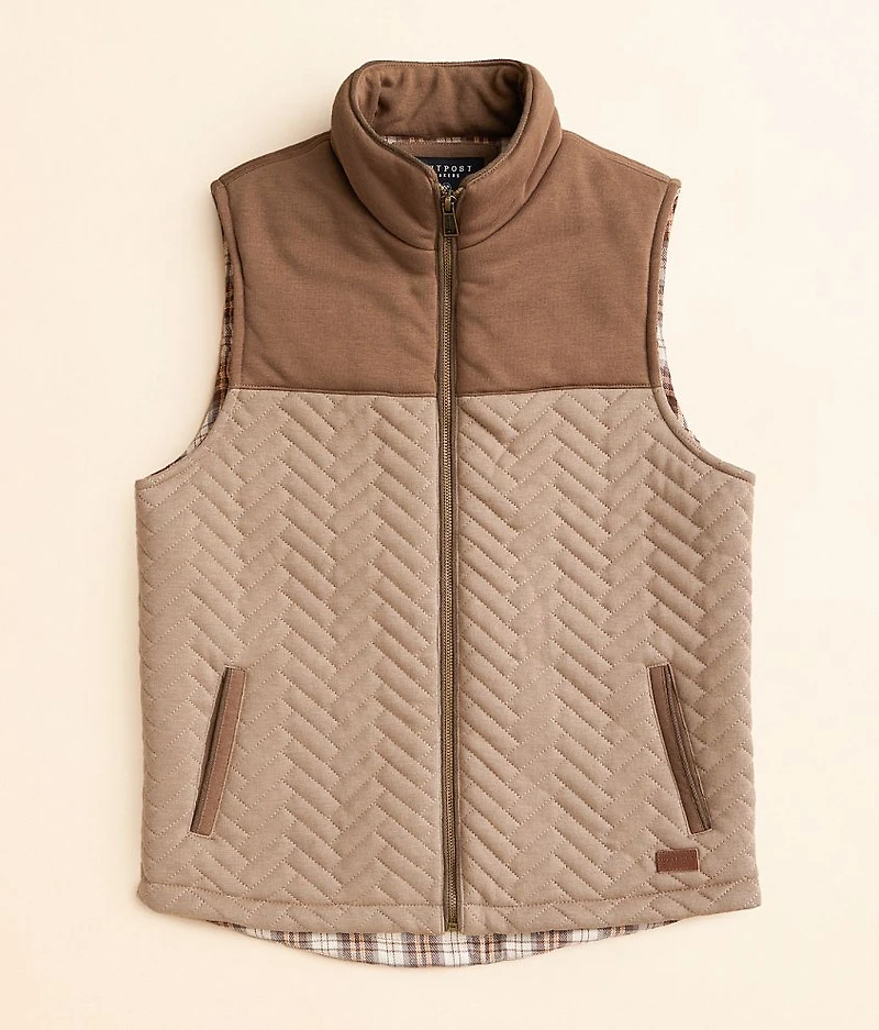 Boys - Color Block Quilted Vest