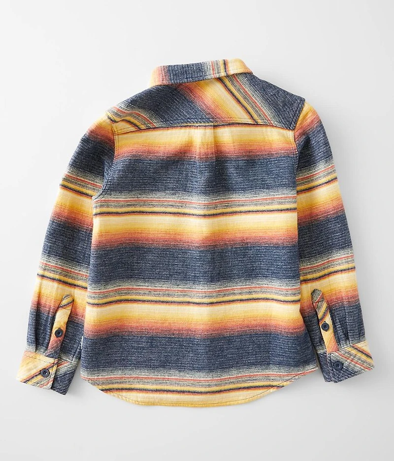 Boys - Striped Flannel Shirt