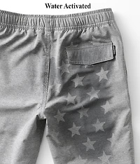 Boys - Magic Print Stretch Swim Trunks