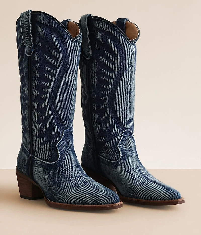 Albany Denim Western Boot