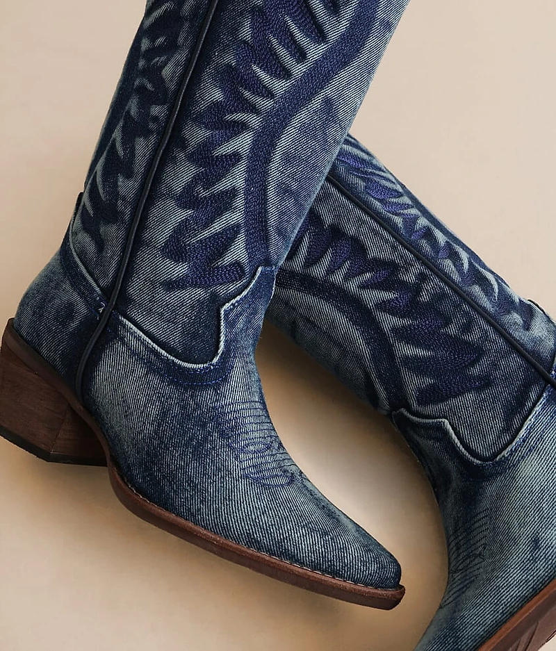 Albany Denim Western Boot