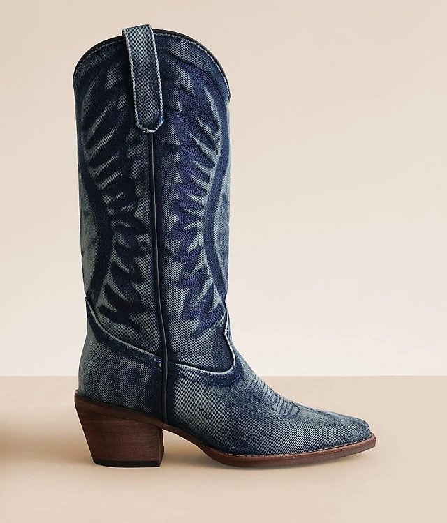 Steve Madden Denim Boots Dsw Steve Madden Albany Denim Western