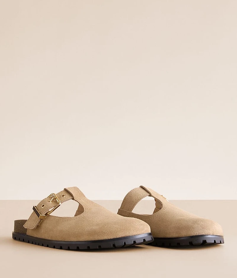 Atticus Cut-Out Leather Clog Shoe