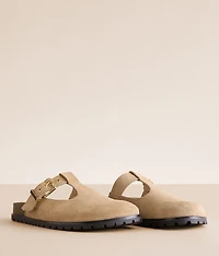 Atticus Cut-Out Leather Clog Shoe
