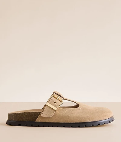 Atticus Cut-Out Leather Clog Shoe