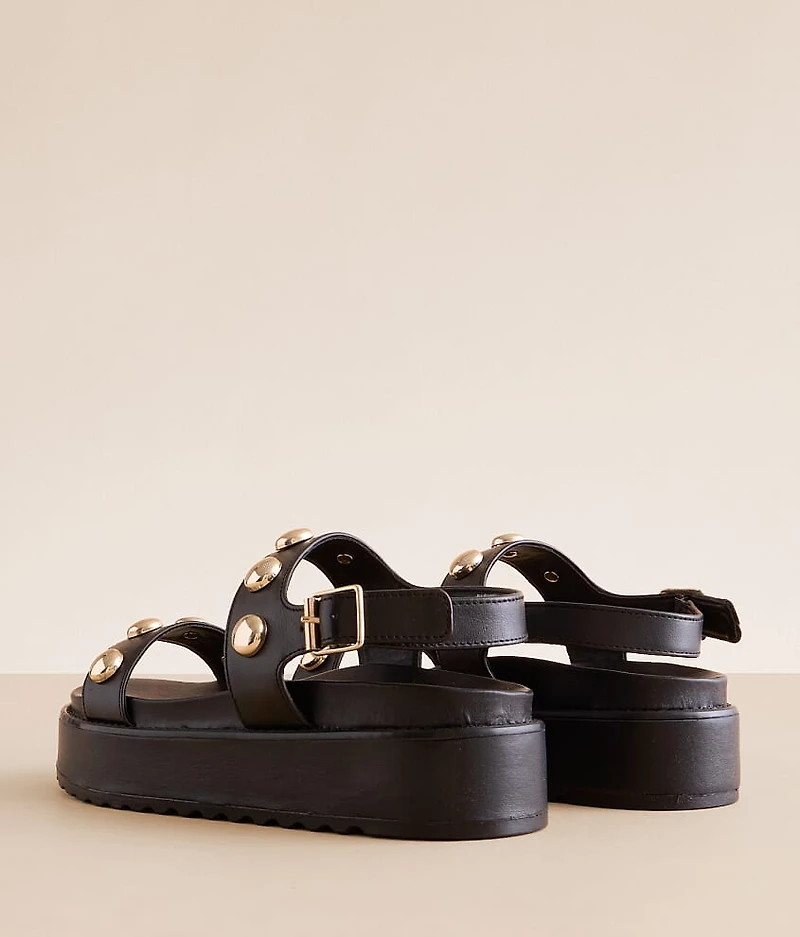 Bia Leather Flatform Sandal