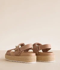 Bigmona Leather Flatform Sandal