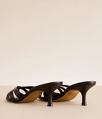 Cary Leather Heeled Sandal