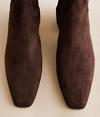 Dusty Leather Ankle Boot