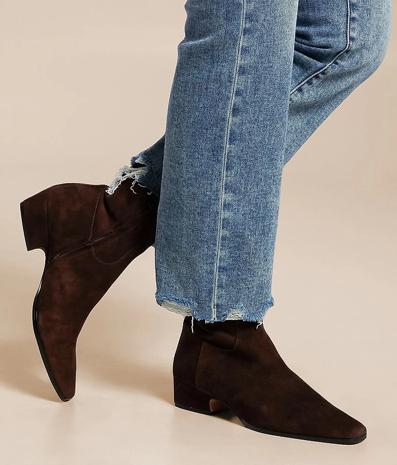 Dusty Leather Ankle Boot