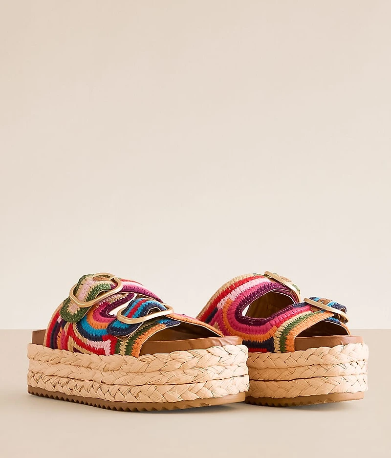 Klare Crochet Flatform Sandal