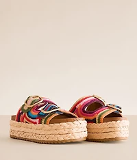 Klare Crochet Flatform Sandal