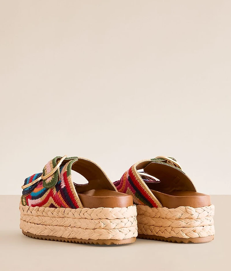 Klare Crochet Flatform Sandal