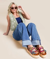 Klare Crochet Flatform Sandal