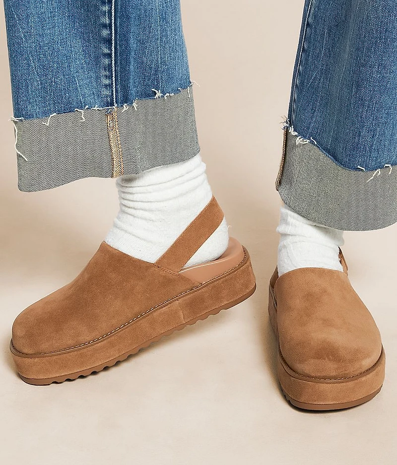 Mellow Leather Platform Clog