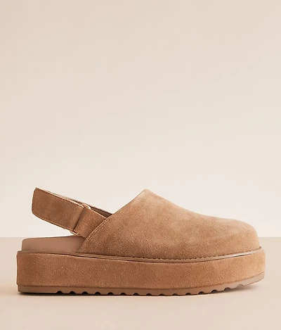 Mellow Leather Platform Clog