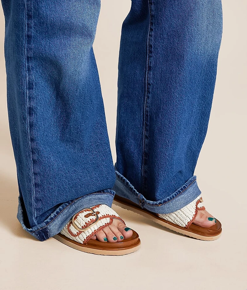 Memphis Raffia Sandal