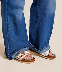 Memphis Raffia Sandal