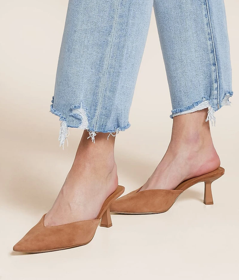 Mod Leather Heeled Shoe