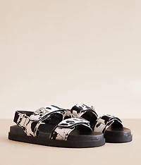 Mona Cow Print Sandal