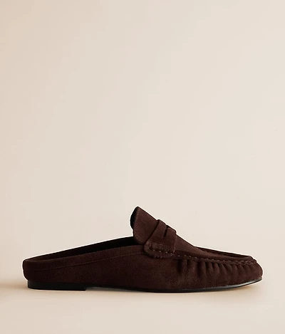 Rafe Suede Loafer Mule