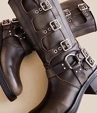 Rocky Stomper Moto Leather Lug Boot