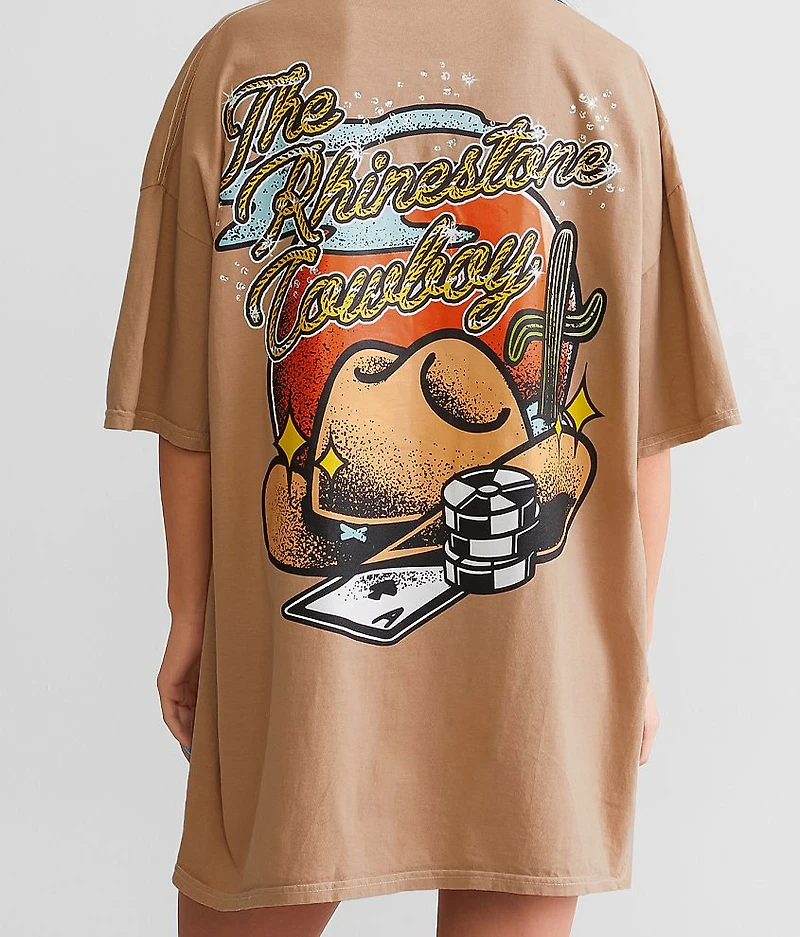 The Rhinestone Cowboy T-Shirt Dress