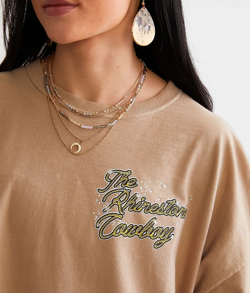 The Rhinestone Cowboy T-Shirt Dress
