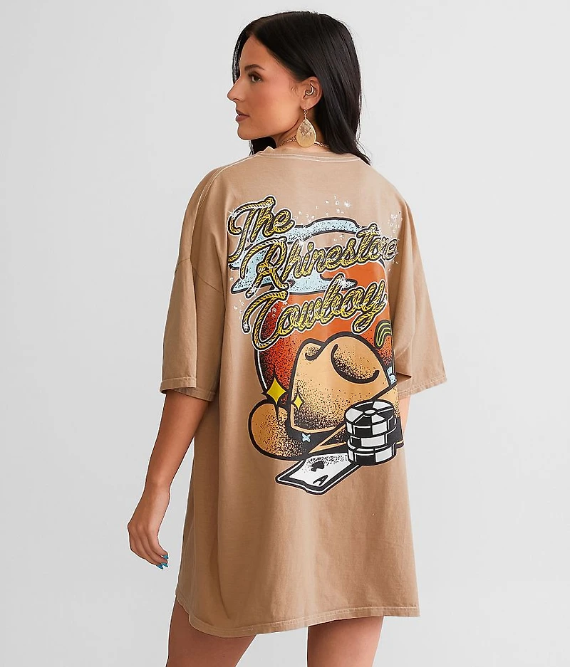 The Rhinestone Cowboy T-Shirt Dress