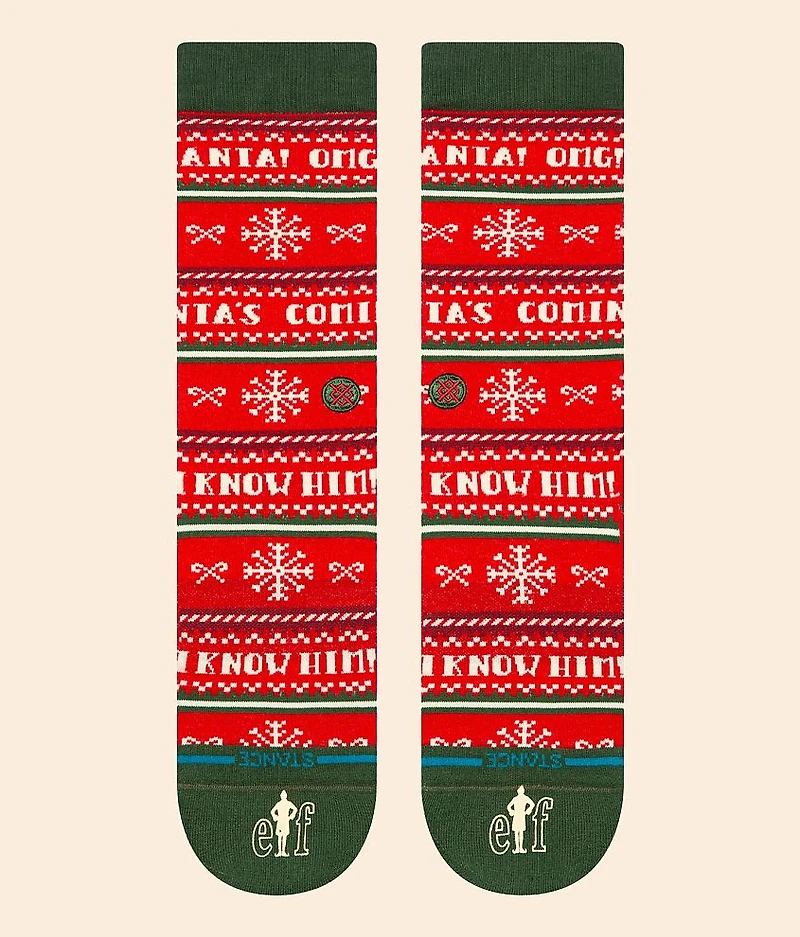 Elf I Know Him Socks