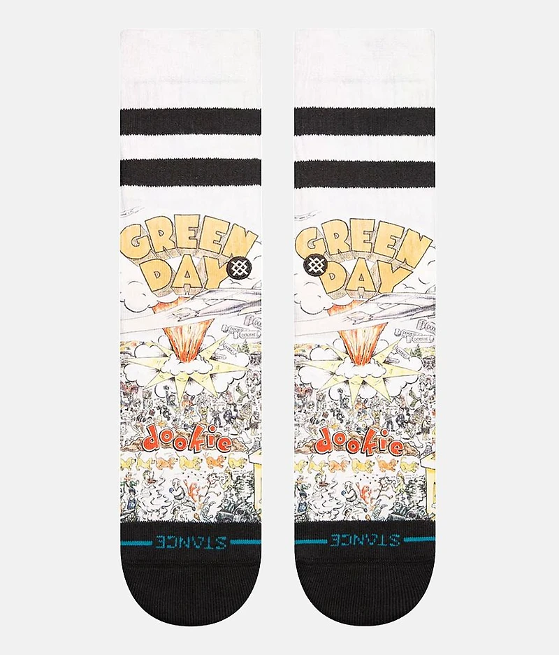 Green Day Basket Case Band Socks