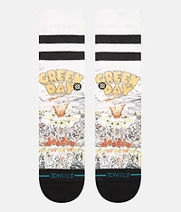 Green Day Basket Case Band Socks