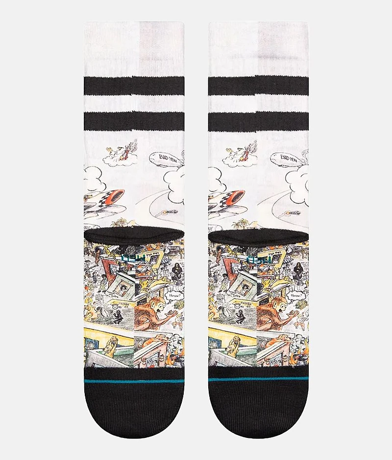 Green Day Basket Case Band Socks
