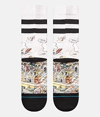 Green Day Basket Case Band Socks