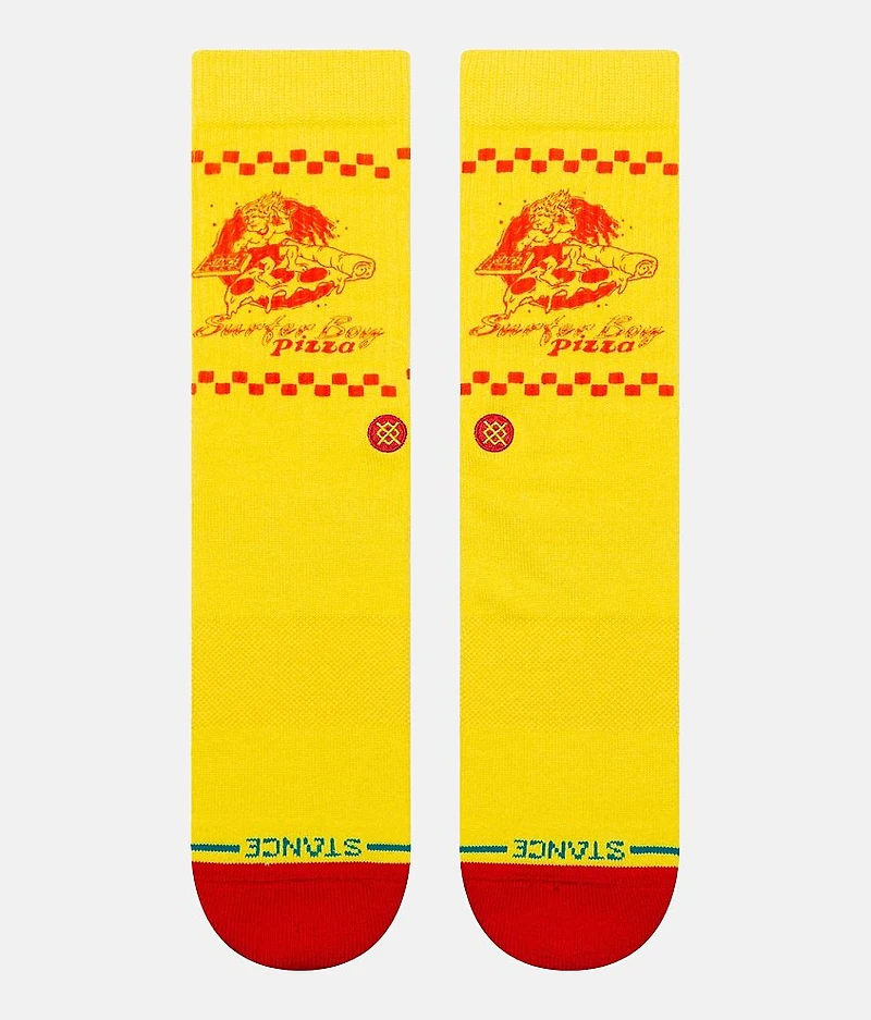 Surfer Boy Pizza Socks