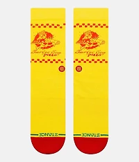 Surfer Boy Pizza Socks