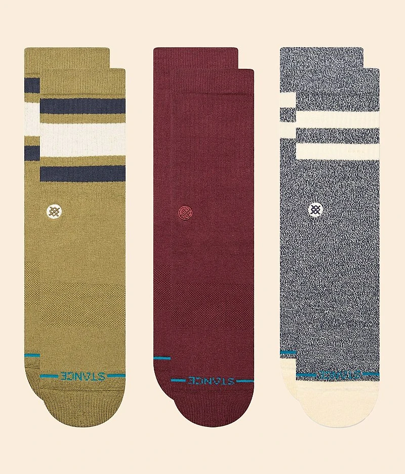 3 Pack Icon Mixed Socks