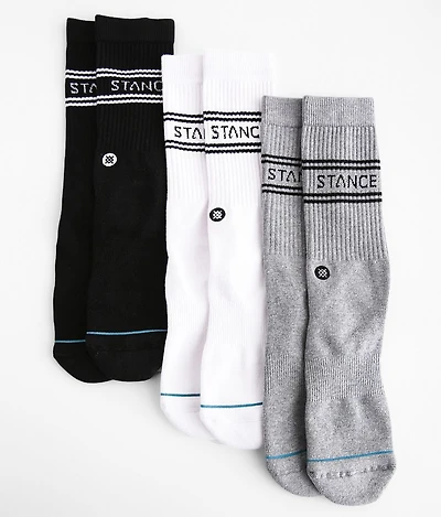 3 Pack Basic Socks